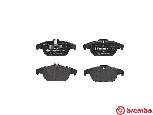 A.B.S. P 50 104 BREMBO Bremsbelagsatz, Scheibenbremse